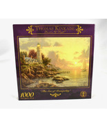 Vtg Thomas Kinkade Sea of Tranquility Jigsaw Puzzle A Quite Evening 1000... - £23.67 GBP