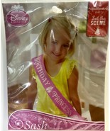 Disney PRINCESS BIRTHDAY Sash NEW Perfect Touch To Your Princess&#39; Birthday - £4.61 GBP