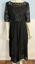 Just Fashion Now Women&#39;s Evening Maxi Dress Black Size L NWT - £22.70 GBP