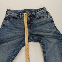 St Johns Bay Women's Blue Cotton Bootcut Leg Denim Jeans Size 10 Petite (30×28) image 5
