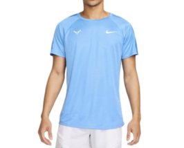 Nike DV2887-412 Rafa Bull Logo MNK Dri-FIT Challenger Tee Blue ( M ) - £69.97 GBP