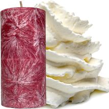 Buttercream Vanilla Scented Palm Wax Pillar Candle - £19.69 GBP+