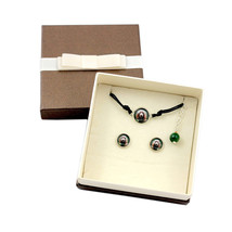 Poodle. Jewelry with box for people who love dogs. Earrings and bracelet. - £21.58 GBP