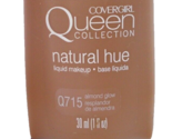 COVERGIRL Queen Natural Hue Q715 Liquid Make Up Foundation Almond Glow 1... - £7.93 GBP