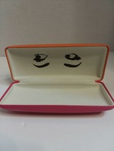 Kate Spade New York Hard Glasses Case Sun Eye Sunnies Holder Pink Orange - £10.28 GBP