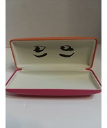 Kate Spade New York Hard Glasses Case Sun Eye Sunnies Holder Pink Orange - $17.63 CAD