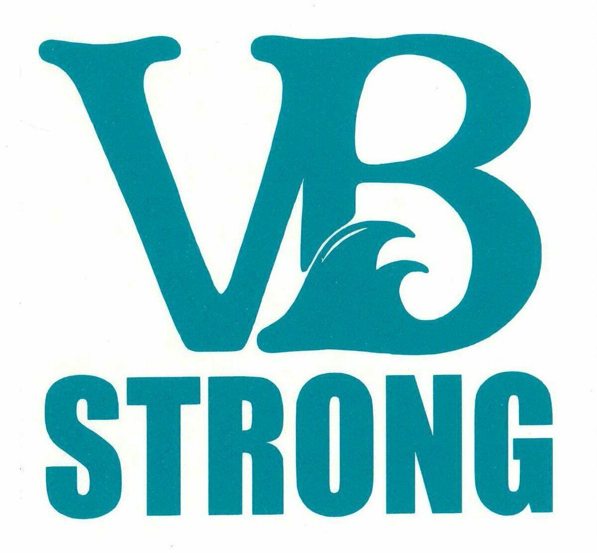 2x Virginia Beach VBStrong Decal Sticker Different colors & size for Vehicles
