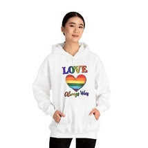 love always wins Unisex Heavy Blend™ Hooded Sweatshirt men women - $30.98+