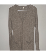 Wishlist Taupe Knit Long Cardigan - $324.13 MXN