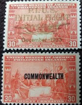 Two 1935 Philippines Commonwealth Used Postage Stamps - £0.77 GBP