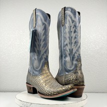 Lane Skylight Blue Cowboy Boots Womens 9 Leather Western Snip Toe Tall Z... - $252.45