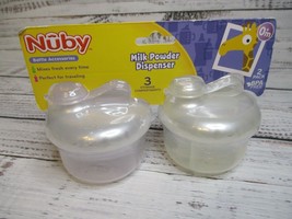 Nuby Baby Milk Powder Formula Dispenser for Travel w/3 Compartments - $12.89