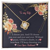 To My Wife Beautiful Necklace. Anniversary or Christmas Gift for Wife. F... - £30.99 GBP+