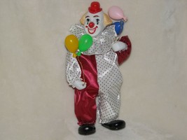 Far Horizons Musical Porcelain Clown Wind Up Moves Movement Motion 10&quot; - $49.49