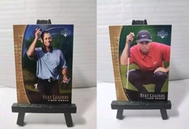 2001 Upper Deck Stat Leaders Tiger Woods Cards (2)  #SL7 &amp; #SL11 - Ships Fast!!! - $3.75