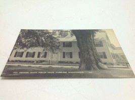 Sturbridge MA RPPC Real Photo Postcard Ebenezer Crafts Publick House Early 1900s - £11.59 GBP