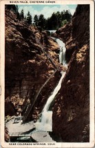 Seven Falls Cheyenne Canon near Colorado Springs CO Postcard PC117 - $4.99