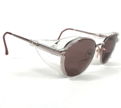 Vintage American Optical Sicurezza Occhiali Montature Protezione Rosa Z87 - £22.12 GBP