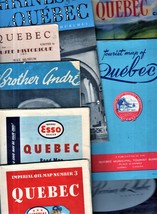 Quebec Canada - 10 Broshures of La Province De Quebec Canada 1947 - 1950&#39;s  - £18.87 GBP