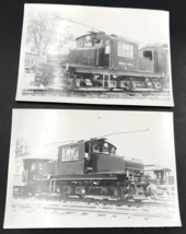 2 Diff Commonwealth Edison Co Railroad #4 Alco B-B Locomotive Photo Union IL - £12.42 GBP