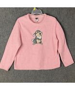 Disney Oswald The Lucky Rabbit Sleep Shirt Women&#39;s XL Fleece Faux Fur Pink - €13,70 EUR