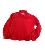 Coldwater Creek 2x zip up red long sleeve blazer jacket - $15.00