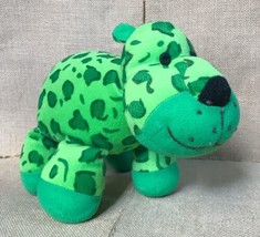 Pier 1 Plush Green Cheetah Stuffed Animal Toy - $8.91