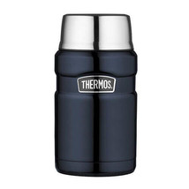 Thermos King S/Steel Vacuum Insulated Food Jar - 710mL Midnt Blu - £36.78 GBP