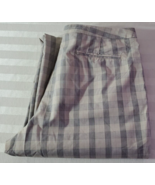 Tehama Beige Black Pink Plaid Golf Pants Size 14 Polyester - £15.54 GBP