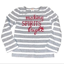Christmas Holiday Girls 5T Red Making Spirits Bright Long Sleeve Tee Gym... - £6.24 GBP