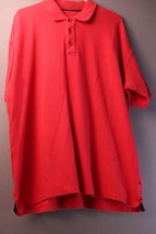 West Marine Mens solid color Red Polo 3 Button Size XL  Short Sleeve 2045 - £6.46 GBP