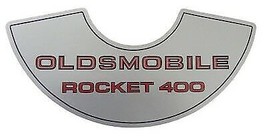 10-3/4&quot; Rocket 400 Air Cleaner Decal 1968 Oldsmobile Cutlass and 442 Models - £15.97 GBP