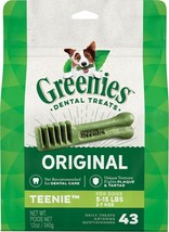 Greenies Teenie Dental Dog Treats - 43 count - £28.29 GBP
