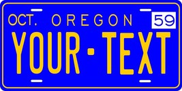 Oregon 1959 License Plate Personalized Custom Car Bike Motorcycle Moped Key tag - £8.78 GBP+