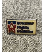 Vintage Veterans Rights Coalition Tie Lapel Pin Clip KG JD - £9.34 GBP