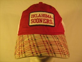 MEN&#39;S CAP Slide Adjustable OKLAHOMA SOONERS [Y154d] - £11.97 GBP