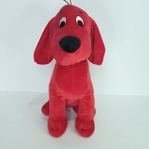 Kohl&#39;s Cares Clifford Big Red Dog Plush Toy Stuffed Animal Black Collar 12&quot; - £15.61 GBP