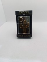 Zippo 1997  Lighter / Cactus Sun Silver w/ Gold-tone new other read description - £59.01 GBP