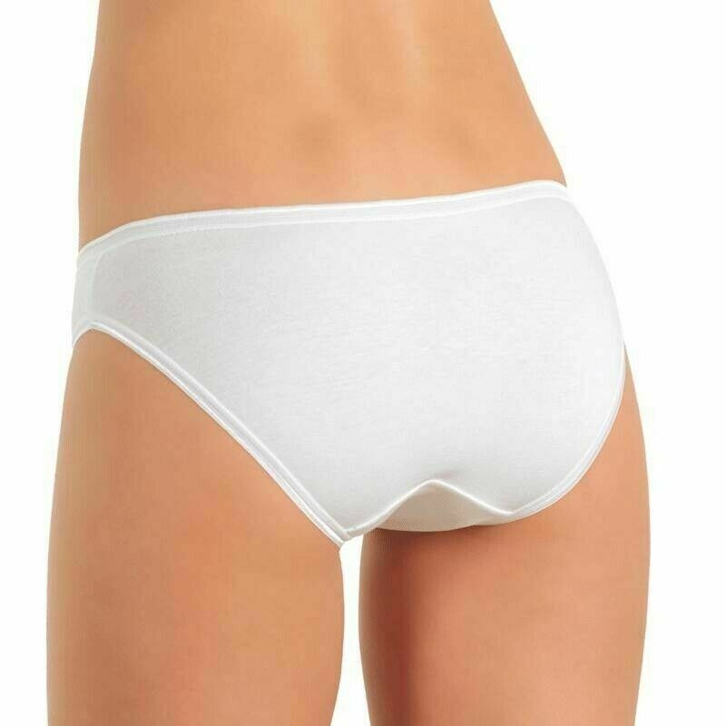 Cotonella, Slip En Coton Doux Bi-élastique – Slip Confortable De La Hanche Moyenne Et Bord Taille Extra-confort Haut – Lot De 3 Pièces – Art. GD019K3, Noir , 6/XXL