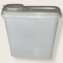 Vintage Tupperware 469 Cereal Keeper Storage Container Pour Seal Clear Lid - $9.70