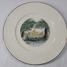 Jesus College Oxford University Collectors Plate English Cottage Queen Elizabeth - £18.11 GBP