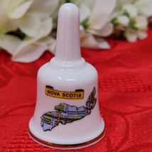 Nova Scotia Souvenir Mini Bell History 2&quot; Mini Bone China - $6.98