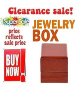 ??ROSEWOOD Presentation BOX Jewelry RING BOX Clamp JEWELRY BOX??BUY NOW!? - €25,75 EUR