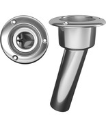 MATE SERIES STAINLESS STEEL 15° ROD &amp; CUP HOLDER - OPEN - ROUND TOP - £78.65 GBP