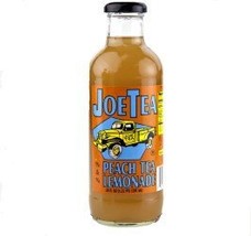 Joe Tea Half Peach Tea &amp; Half Lemonade 20 oz. (12 Bottles) - £46.67 GBP