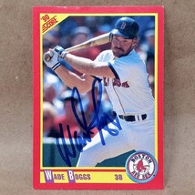 1990 Score #245 Wade Boggs SIGNED Autograph Boston Red Sox Card - $4.95