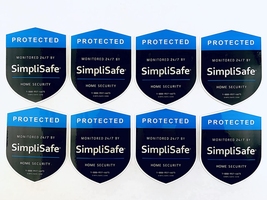 Door/Window Stickers - Home Security Alarm Decal for Simpli-Safe (8 Pack) - £13.06 GBP
