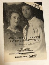 Dr Quinn Medicine Woman Guide Print Ad Jane Seymour Joe Lando TPA15 - £4.64 GBP