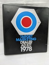 Target Marketing Dealer And Kit 1978 3 Ring Binder - £74.70 GBP