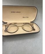 Vtg Giorgio Armani 145 732  Eyeglasses Frames Tortoise 49-20-135  Made I... - $125.48 CAD
